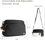 Joryin Anti Theft Crossbody Bag for Women Men, Slash-resistant RFID Blocking Travel Purses, Small Shoulder Bag Handbag