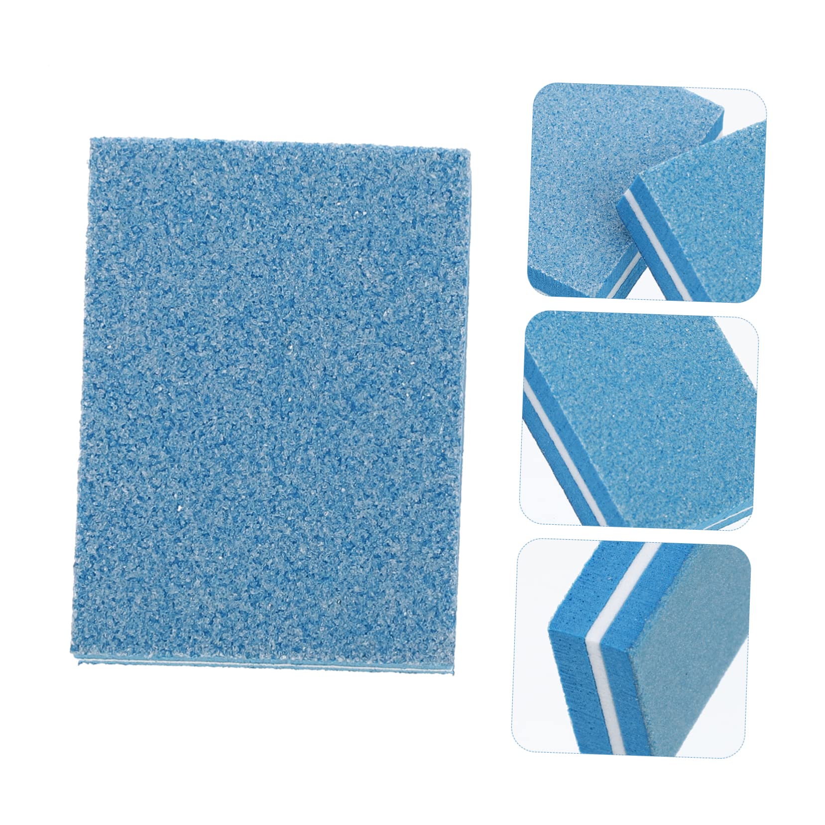 Healeved 150pezzi Sponge Nail Files Per Manicure e Unghie Finitura Liscia Per Unghie Naturali e Artificiale Facile Da Usare e Portatile