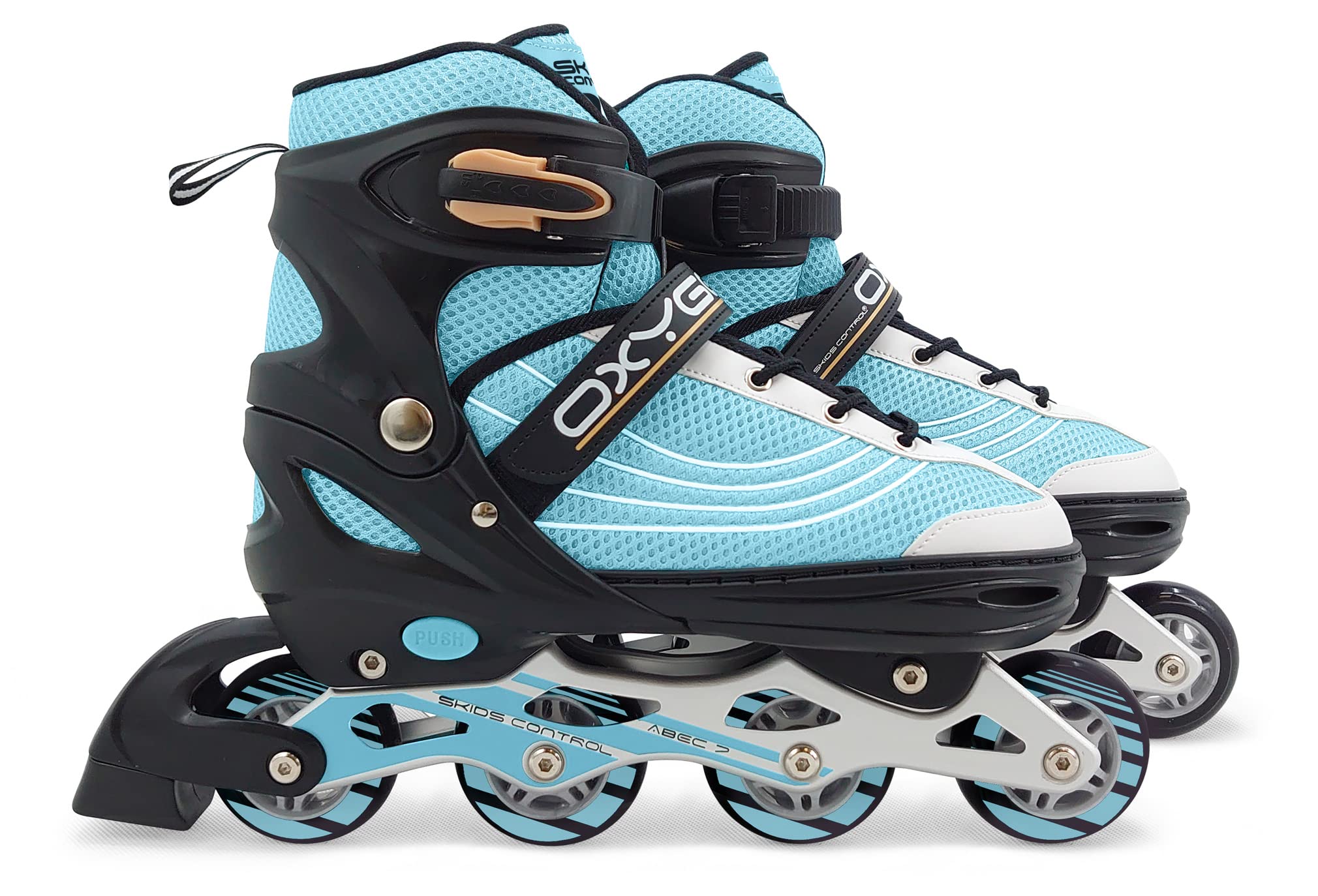 Stamp Sas Patins en Ligne Ajustable Semi-Soft SKIDS Control Oxygen T. 38-41