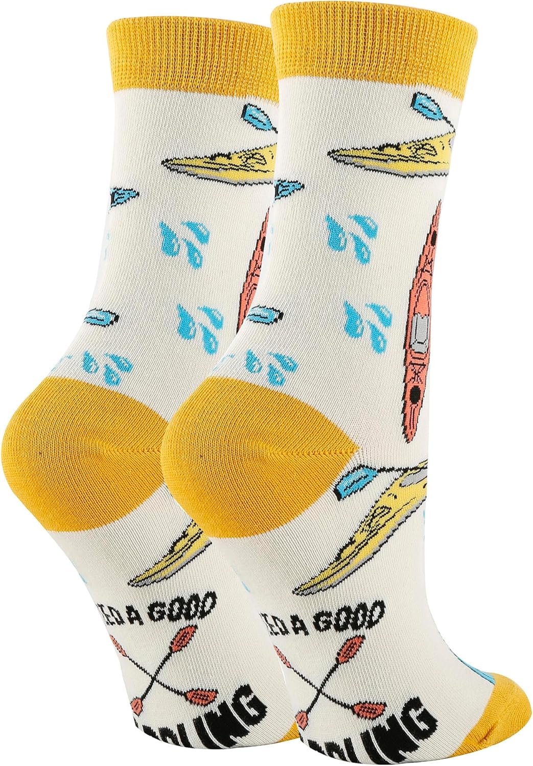 ooohyeah Women's Novelty Crew Socks for Adult Humor, Fun Funny Crazy Silly Cool Socks, Fits Women's Shoe Size 5-10 - Image 2