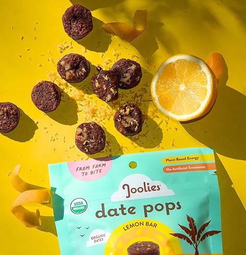 Miniatura 8 de Joolies, Date Pops, Gelatina de mantequilla de maní (3.5 onzas, paquete de 6)  Sin gluten, Kosher, USDA Organic, postre de fecha pop, alternativa a