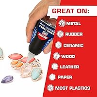 Vista 4 de Loctite Super Glue Ultra Gel Control, transparente, botella de 0.14 onzas líquidas, paquete de 3 – Superpegamento para plástico, madera, metal