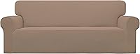 Vista 49 de Easy-Going Funda elástica para sofá de 1 pieza, cubierta de sofá, protector de muebles, suave con parte inferior elástica para niños, de poliéster