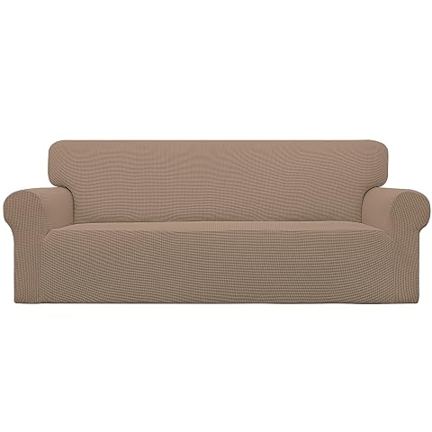 Easy-Going Stretch Sofa Slipcover 1-Piece Sofa Cover Furniture Protector Couch Soft with Elastic Bottom for Kids Polyester Spandex