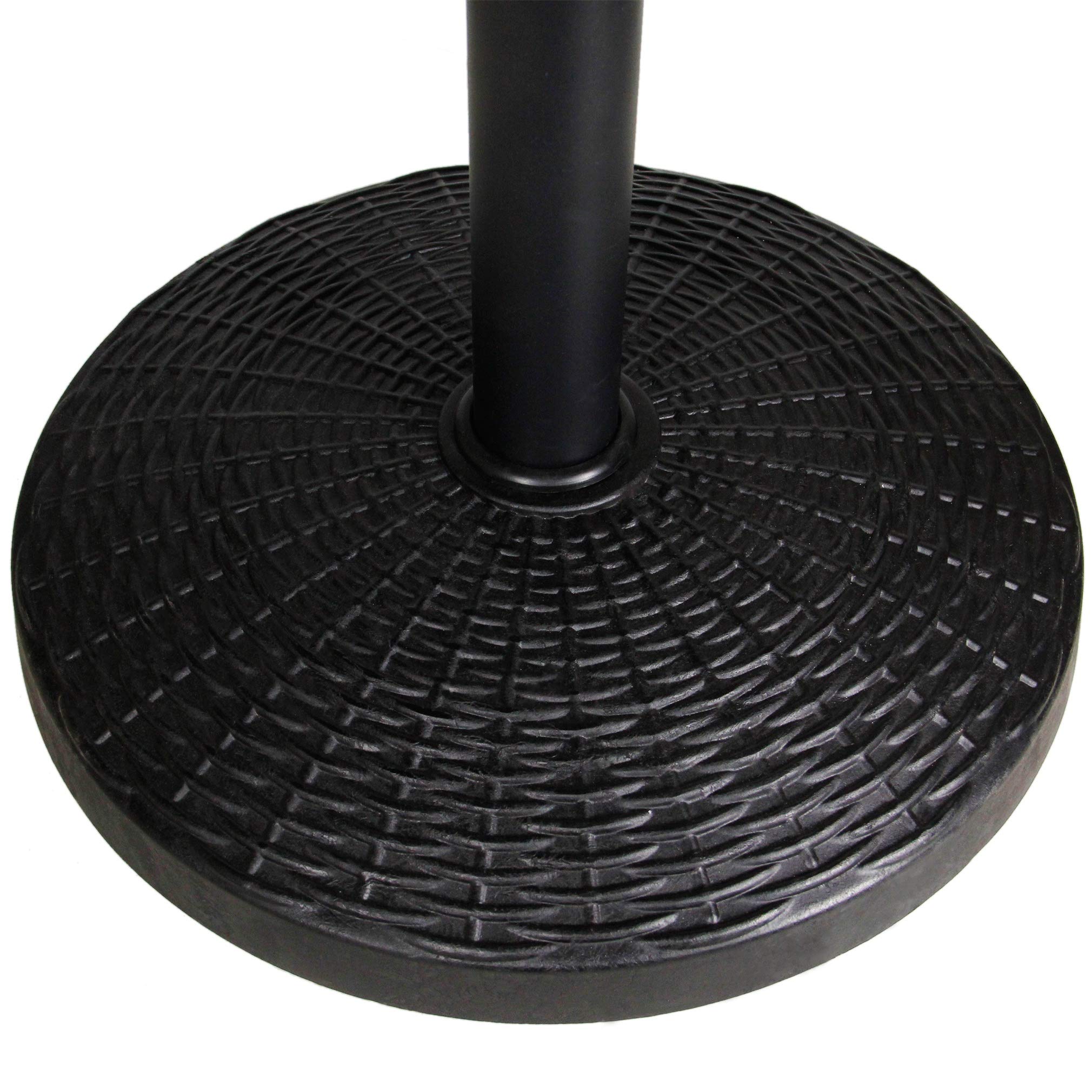 Blissun 26.5 lbs Heavy Duty Patio Market Umbrella Base Stand (17.5