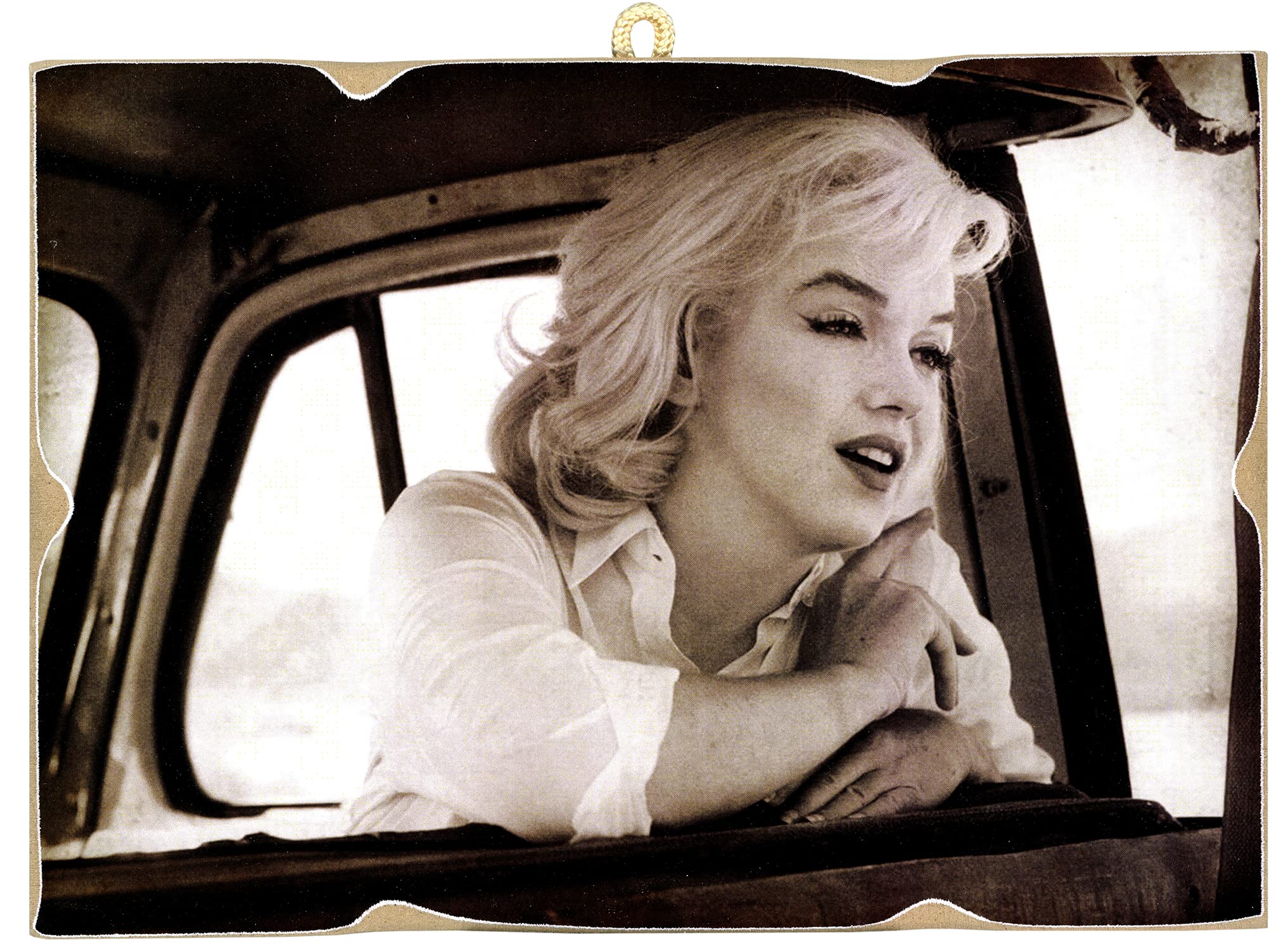 KUSTOM ART Quadro Serie Attori Celebri Marilyn Monroe Stile Pop Art Street Art Stampa su Legno 30 x 21 cm : KUSTOM ART