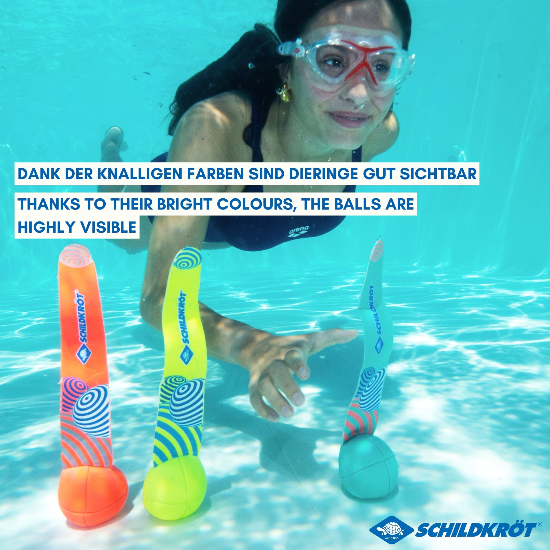 Schildkröt Funsports Set De 3 Mini Pelotas De Neopreno De 5 Cm | Rellenas De Granulado, Ideales Para Malabares, Lanzamientos Y Juegos Acuáticos