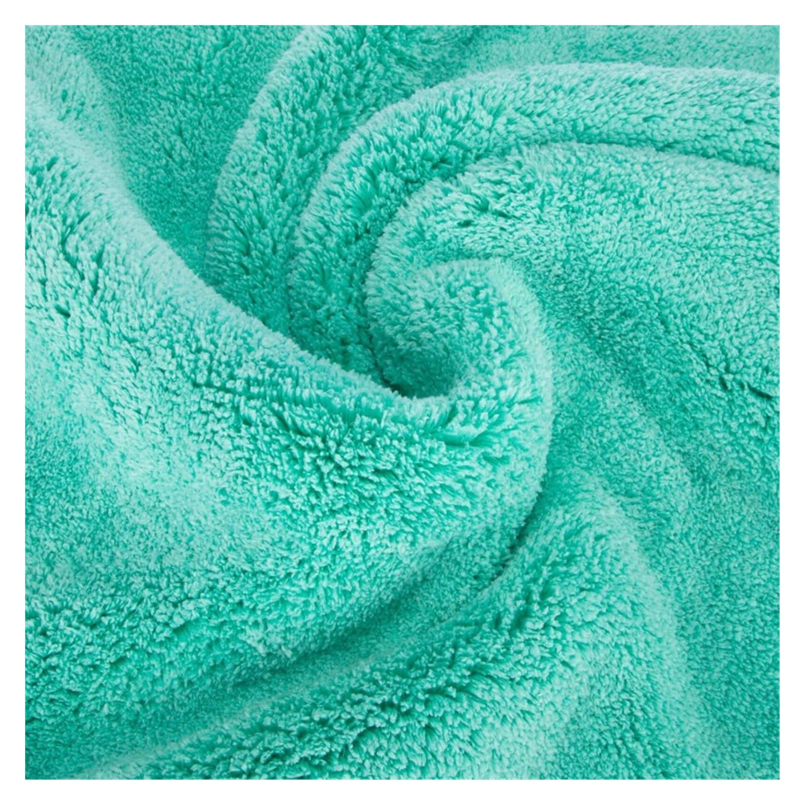 AGAATI 40 x 40 cm Mikrofaser-Handtuch für Autowäsche, saugfähig, Auto-Reinigungstuch, Autopflege, Trockentücher, Pflege, Reinigung, Poliertücher, mehrfach verwendbar (1200 g/m², 40 x 40 cm)
