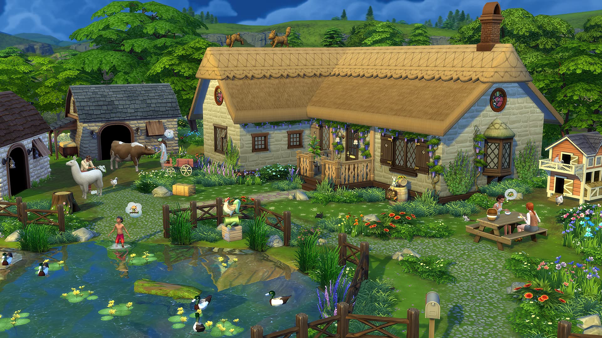 Die Sims 4 Landhaus-Leben (EP11)Erweiterungs-Pack PCWin-DLC |PC Download Origin Code |Deutsch