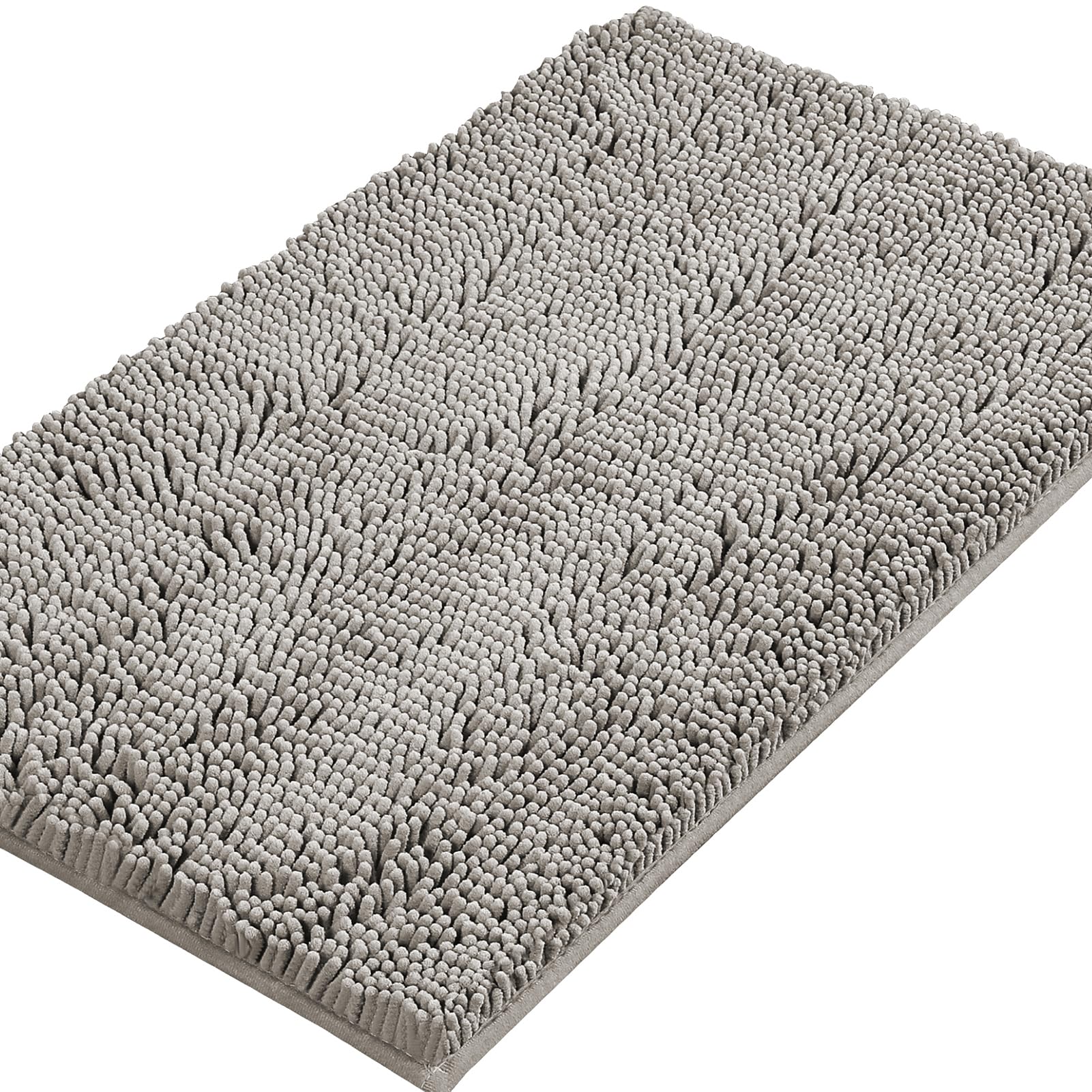 Tapis de bain antidérapant en chenille douce pour la sortie de douche de toute la famille