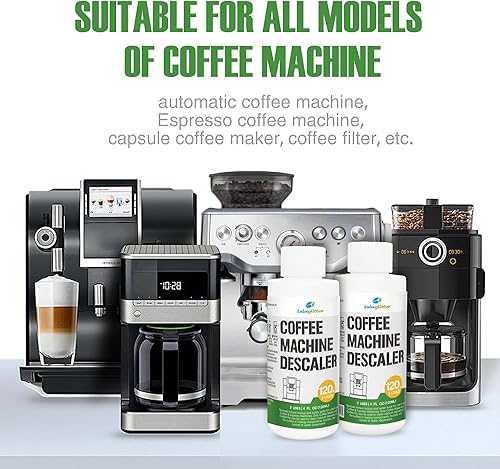 Miniatura 8 de Descalcificadora de cafetera, descalcificadora de café y café expreso, solución universal para cafeteras domésticas y comerciales