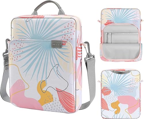 Vista 134 de MoKo Funda para tablet de 9 a 11 pulgadas, con asa para el hombro, se adapta a iPad Air M3 de 11 pulgadas, iPad A16 2025, Pro de 11 pulgadas, iPad