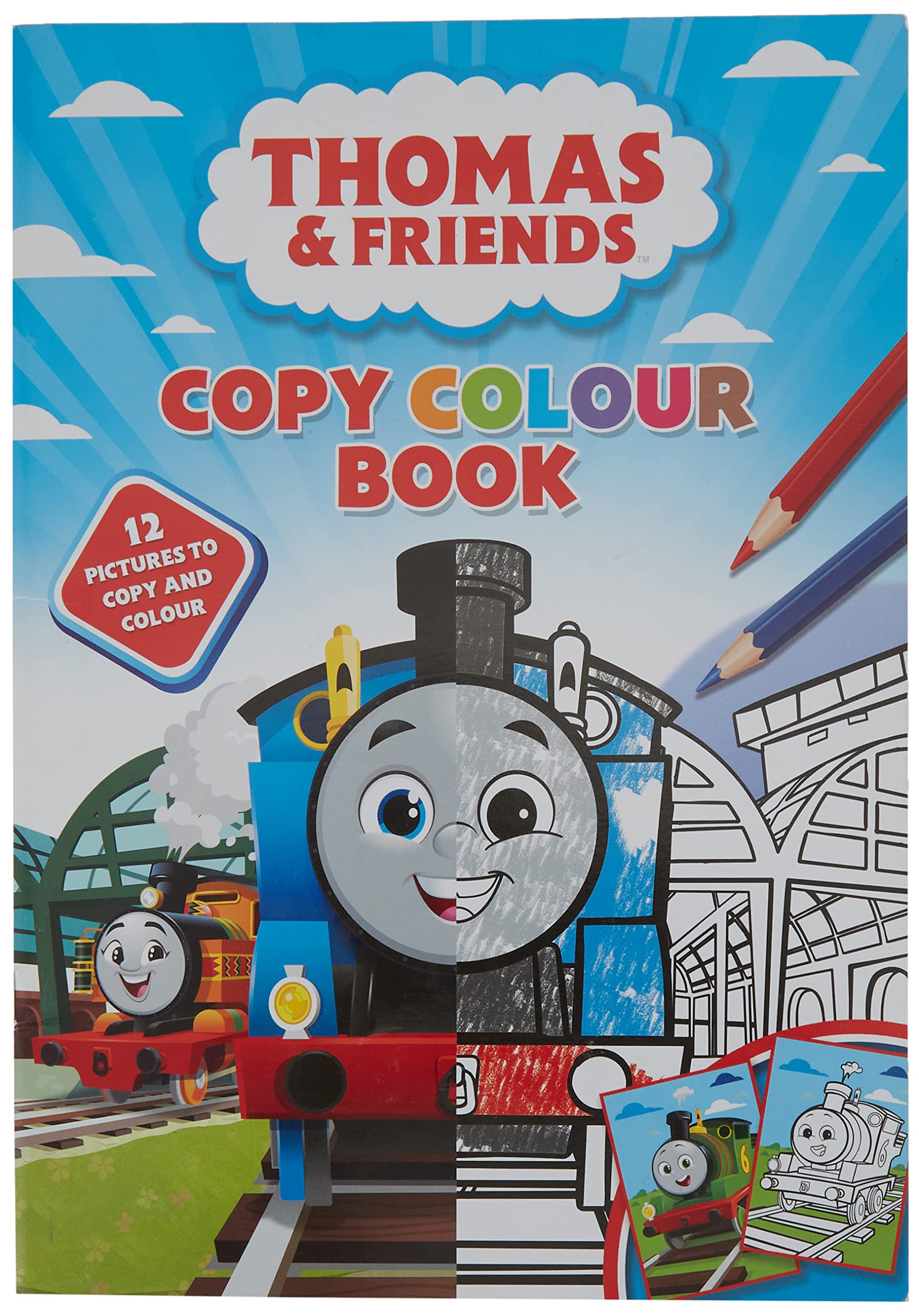 Alligator Thomas and Friends Copy Colouring Book
