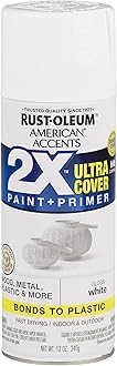 Rust-Oleum 327874 American Accents Spray Paint, 12 Ounce, Gloss White