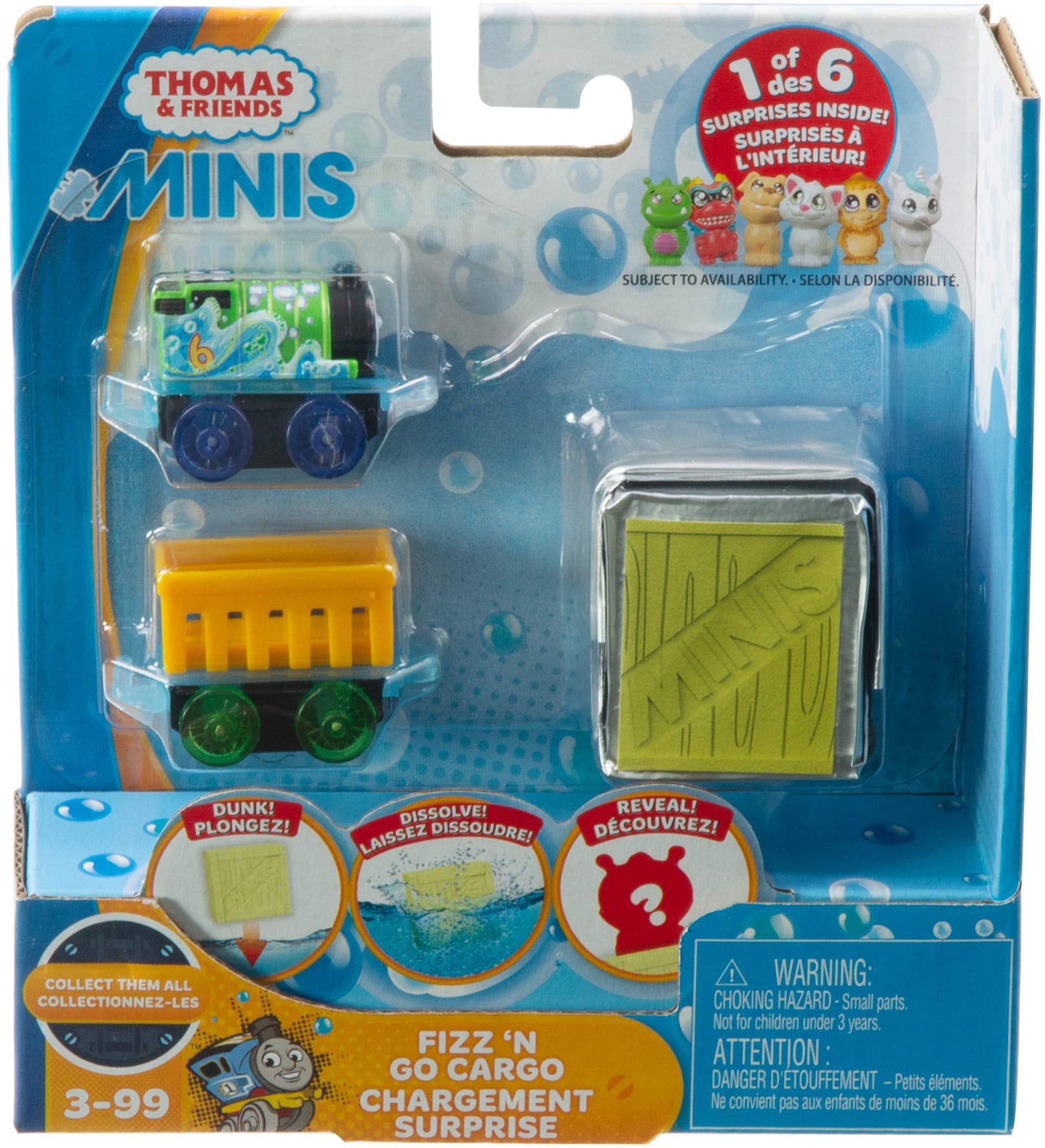 Thomas & Friends MINIS – Carro Cargo Fizz 'n Go Con Sorpresa Dissolubile In Acqua, Giocattolo Per Bambini - 5