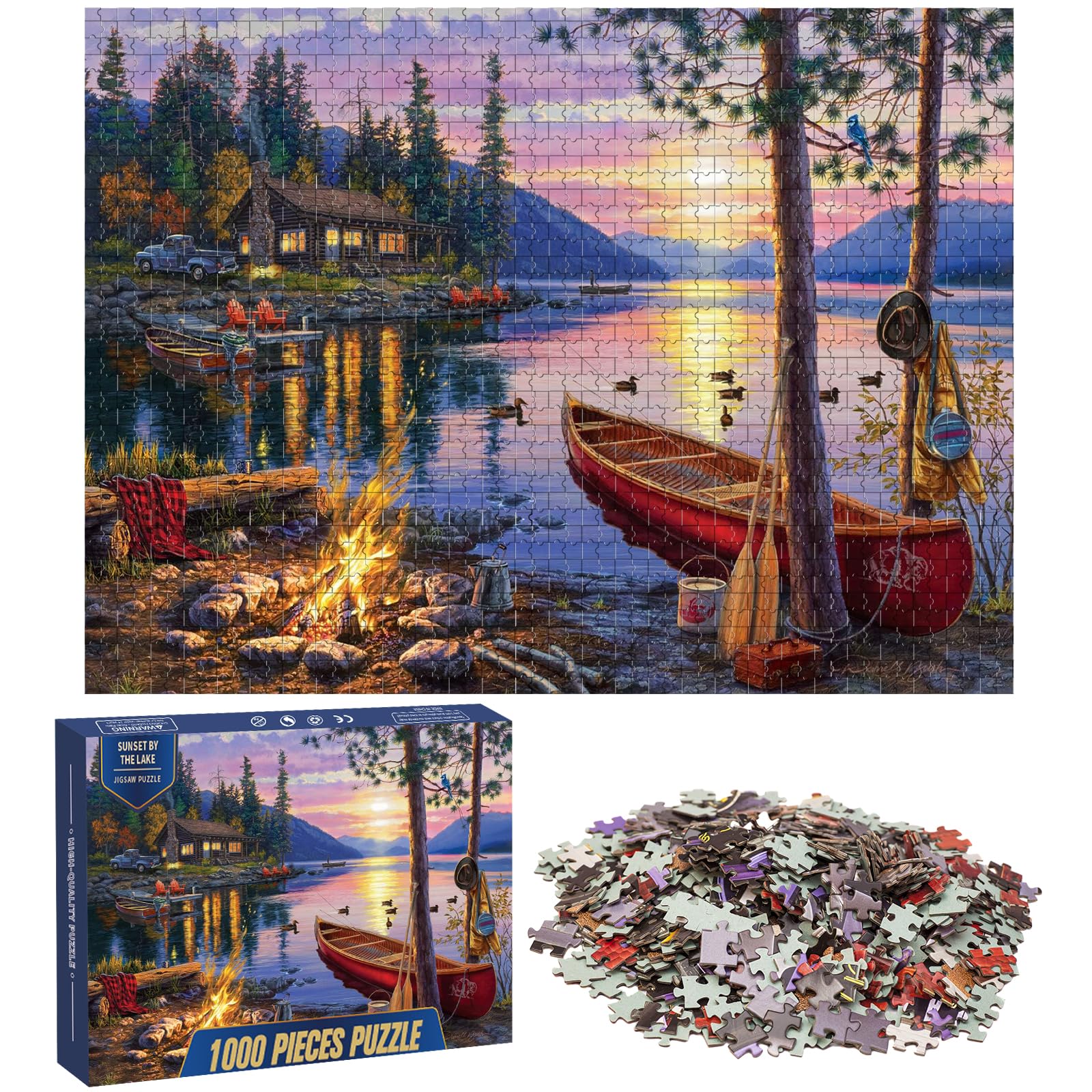 Ledeak 1000 Piece Jigsaw Puzzles for Adults Impossible Adult Jigsaw Puzzle