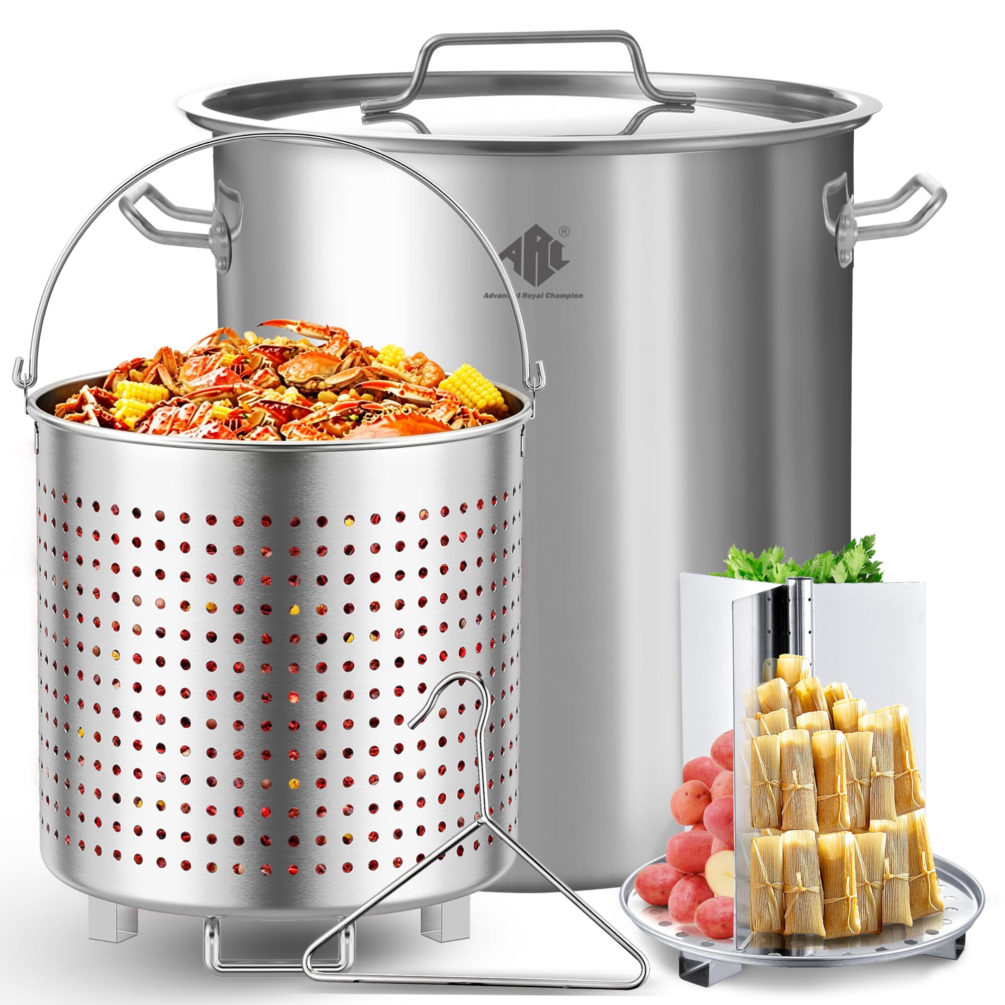ARC 52QT Stainless Steel Seafood Boiler