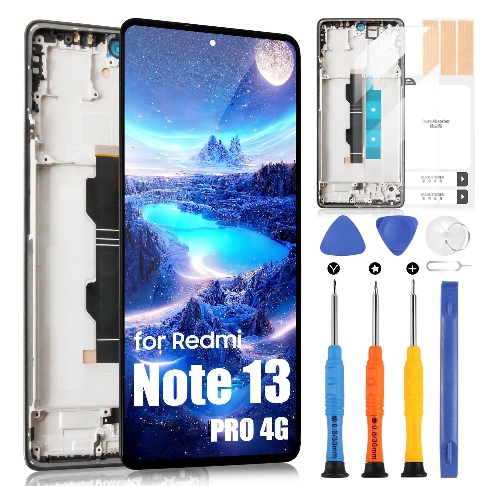 Écran de remplacement pour Redmi Note 13 Pro 4G idéal pour réparer tactile brisé - 8
