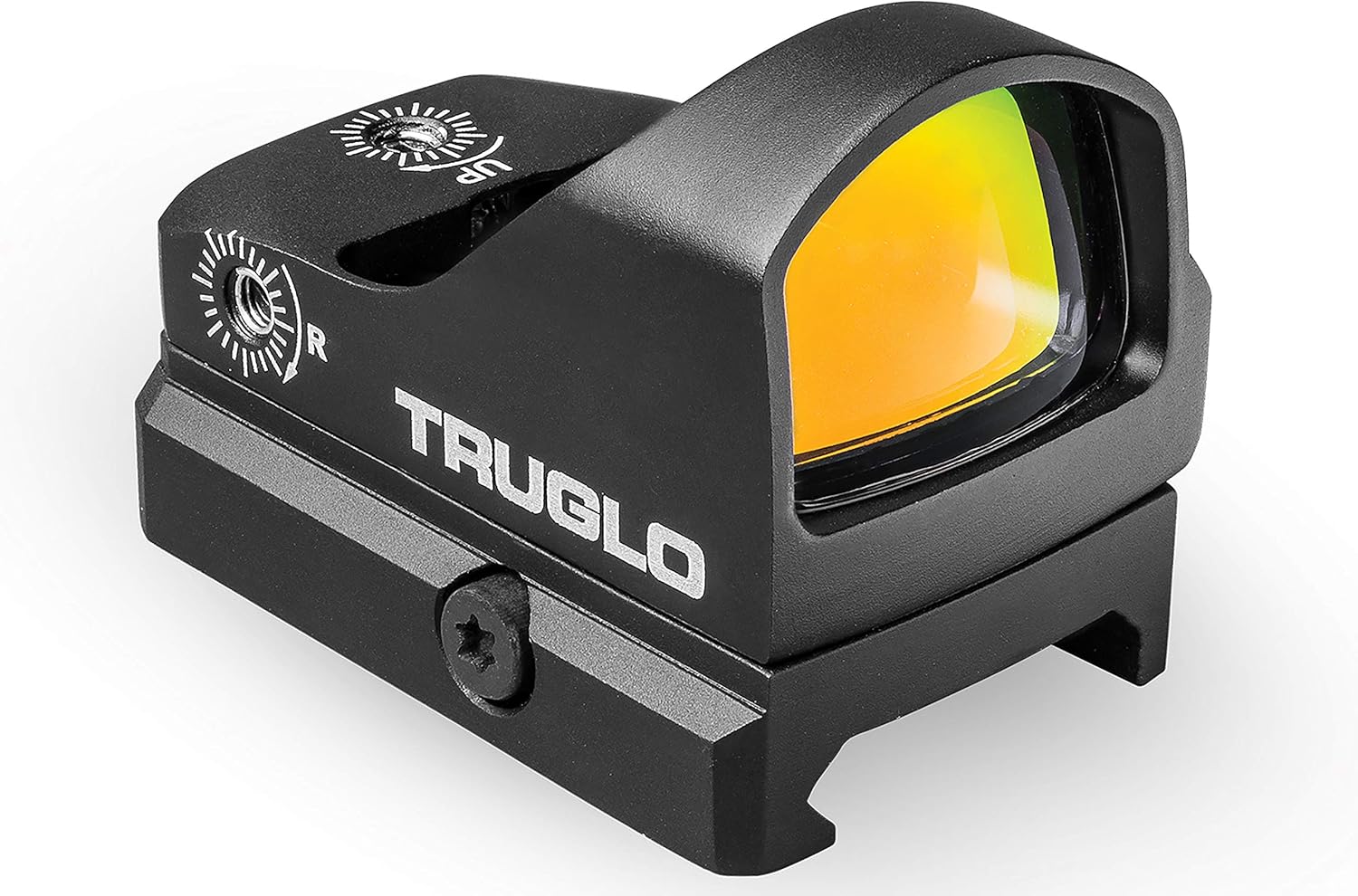 TRUGLO TRU-TEC Micro Red Dot Sight Open Reflex Optic for Rifles, Shotguns and Pistols, Green Dot, Picatinny Mount : Sports & Outdoors
