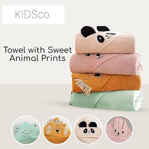 Miniatura 2 de Toalla con capucha para bebés y niños pequeños  Mezcla de algodón 100% ultrasuave  Toalla de baño con capucha para bebé  Artículos esenciales de