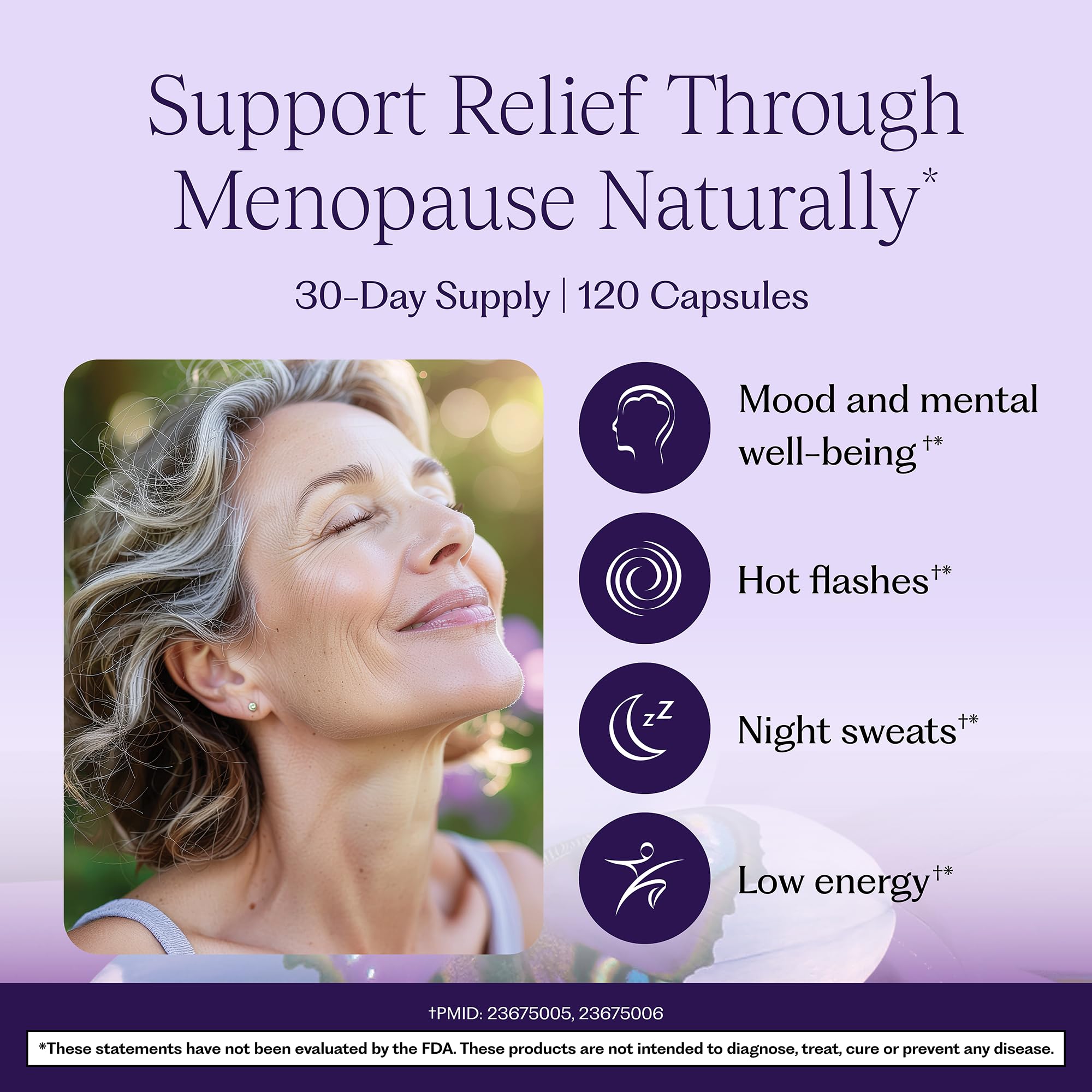 Femmenessence MacaPause – Clinically Proven Post Menopause Supplement for Women, Supports Natural Hormone Balance – Estrogen, FSH, Mood & Hot Flashes Relief. 240 Organic Vegan Capsules (60 Day Supply) — Amazon image 2