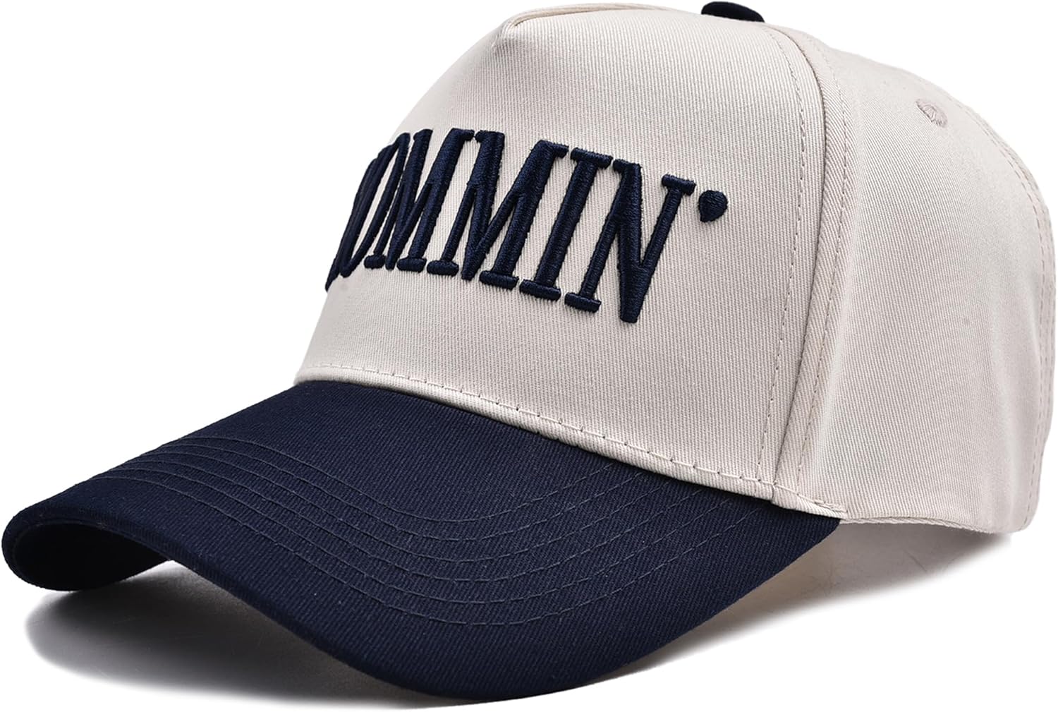 Mommin Trucker Hat for Women Vintage Two Tone Embroidered Baseball Cap Funny Mom Gifts - Image 2