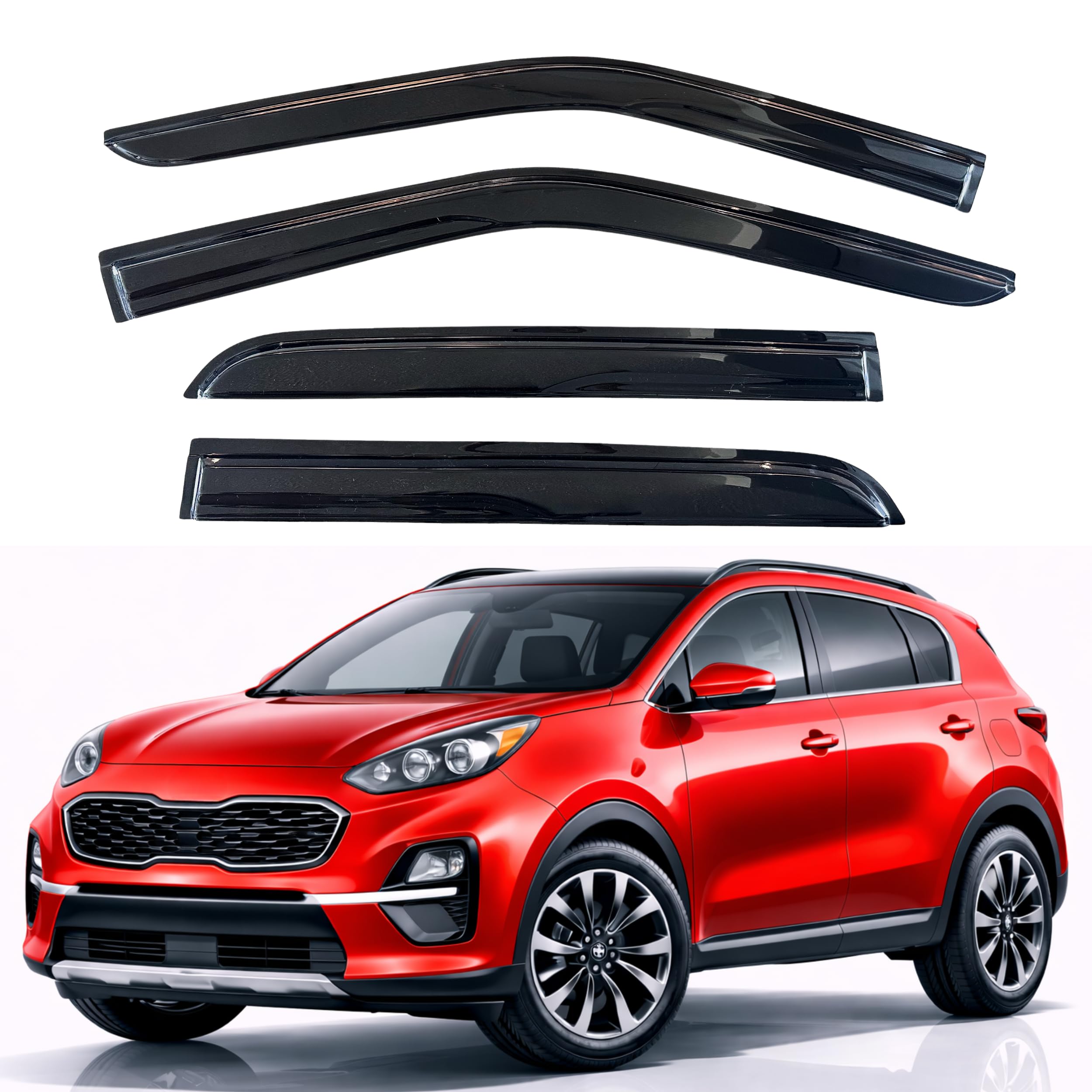 KPY Rain Guards Fit for 2017-2022 Kia Sportage