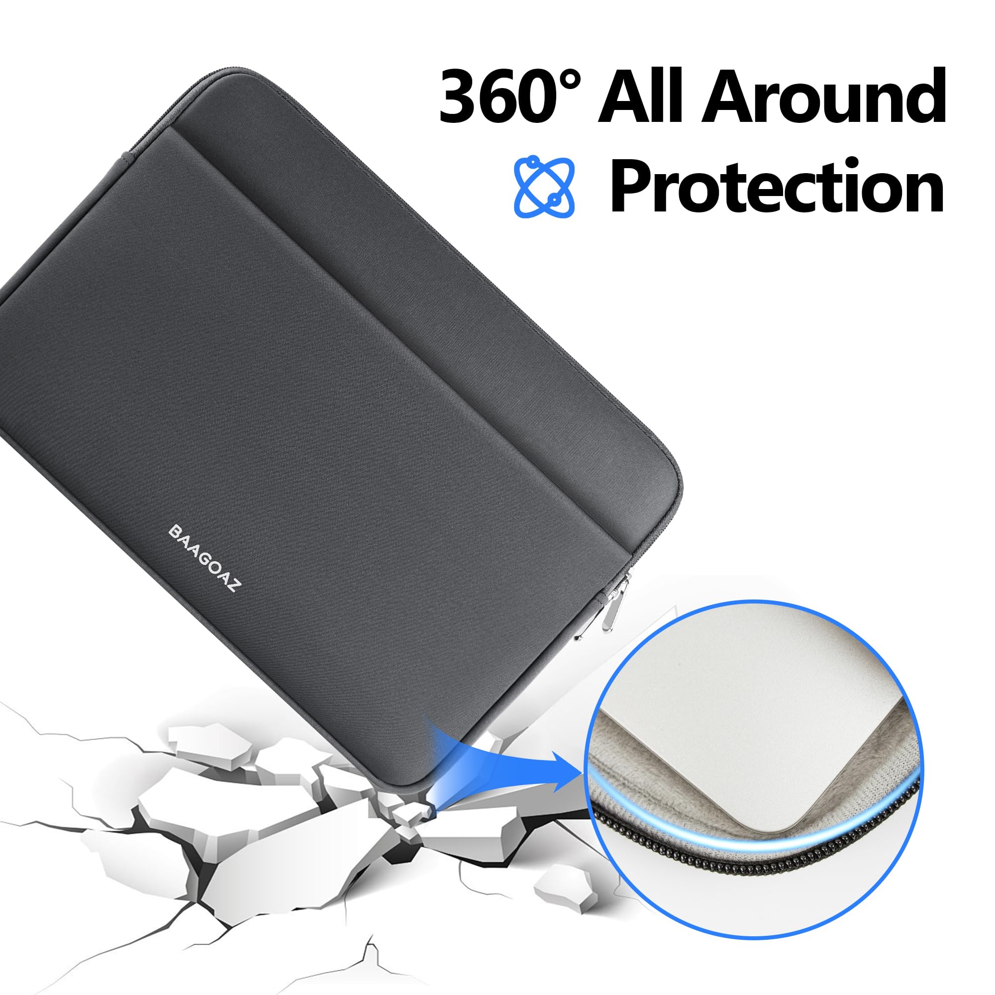 Custodia Per Laptop 11-13 Pollici - Borsa Protettiva Per MacBook, Chromebook E Surface - Foto 3