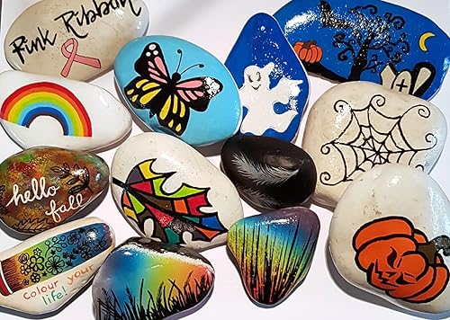 Miniatura 5 de Carmel Rotulador de pintura acrílica de punta ancha (verde claro), paquete de 1, pintura permanente a base de agua para papel, cartón, lienzo,