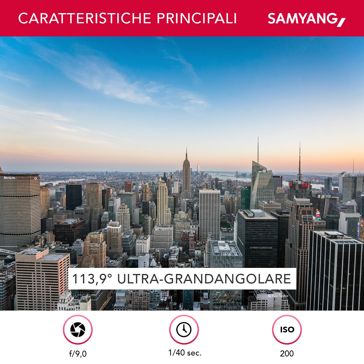 Samyang AF - Obiettivo fotografico per Sony FE, 14 mm, F2.8 AS, IF UMC, nero