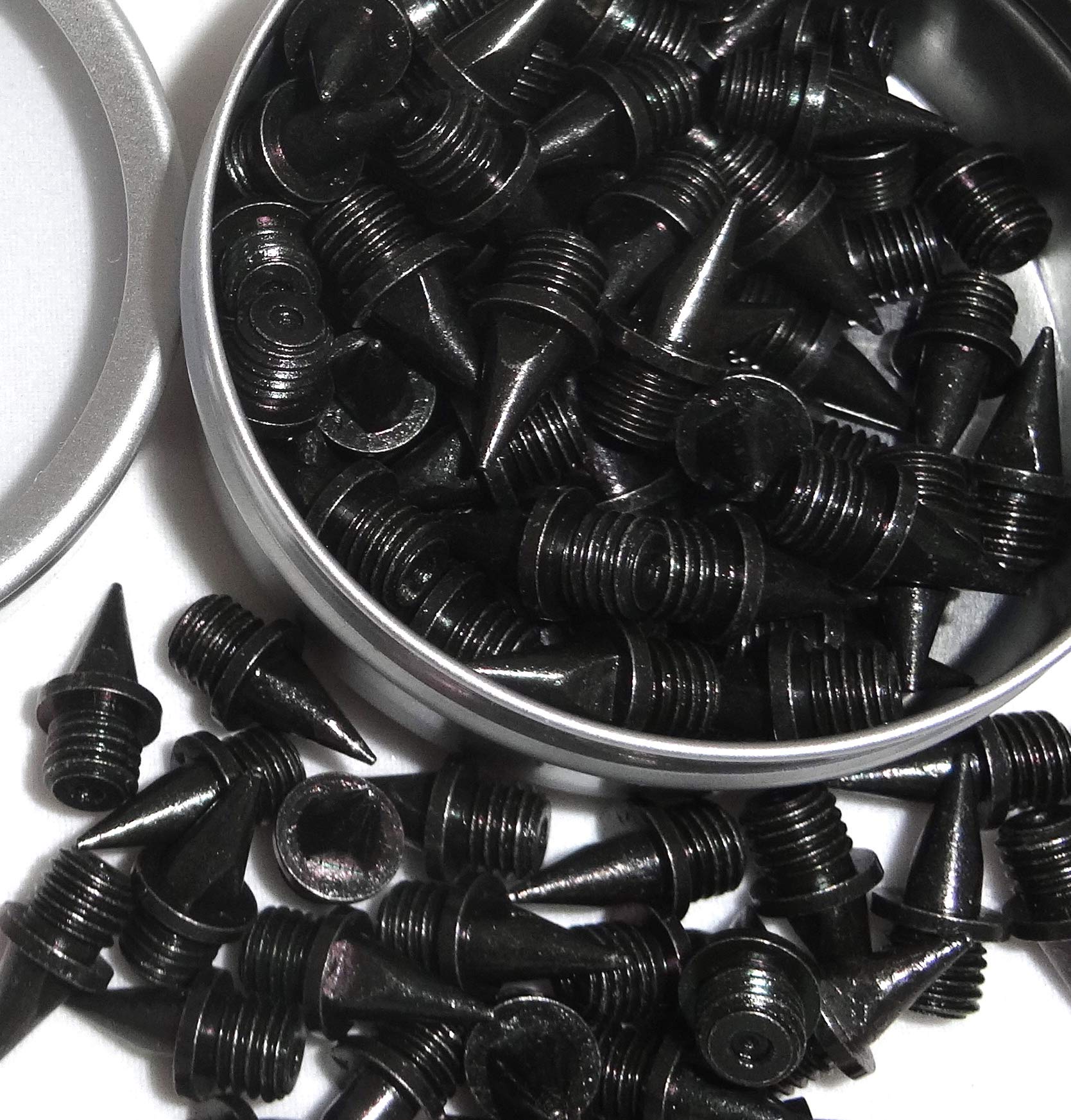 110pcs Stainless Steel 1/4 Inch Track Spikes With Wrench - Replacement - View #2