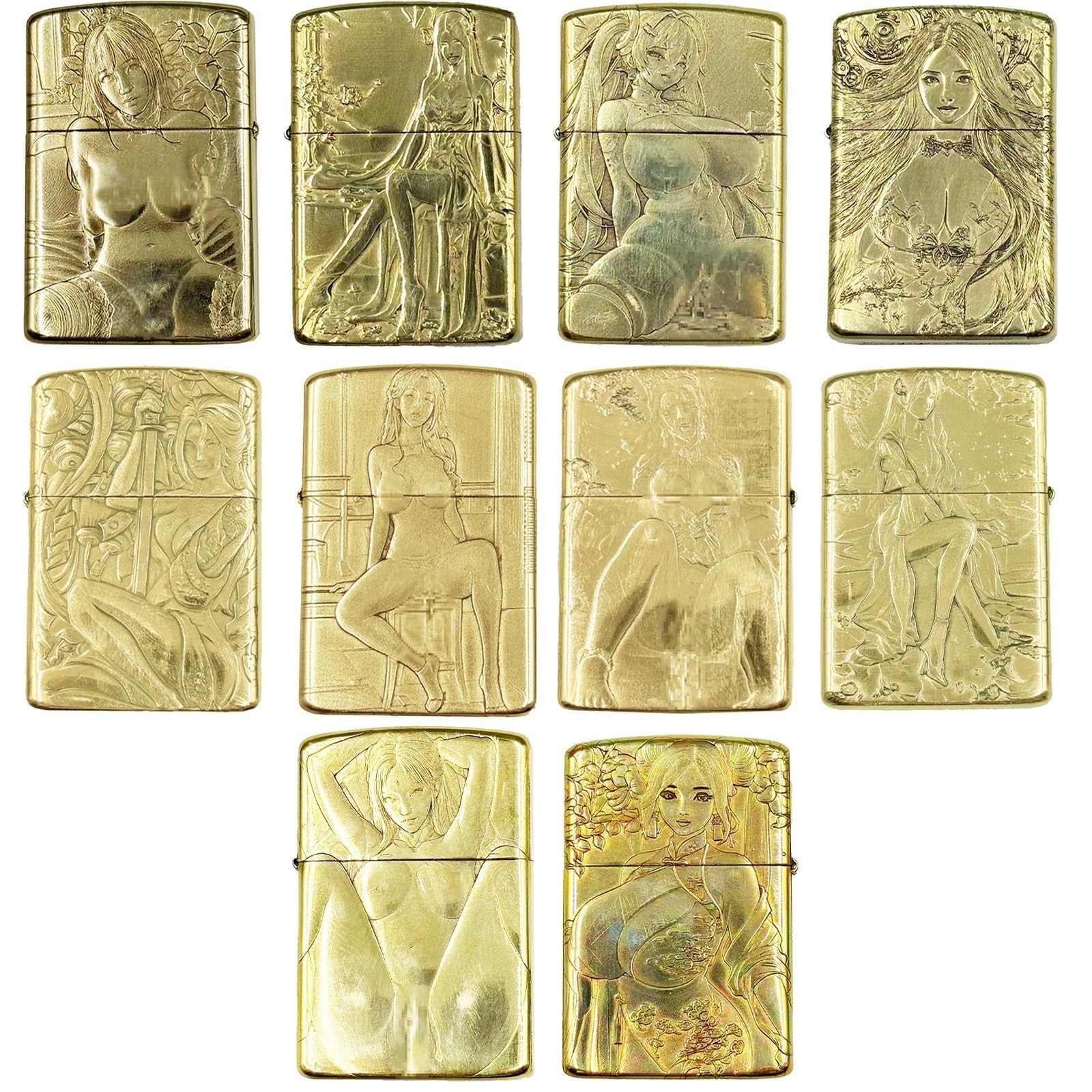 Kerosene Lighter Old-Fashioned Grinding Wheel Windproof Soft Flame Classic flip-top Reusable lighters can be Given as a Gift