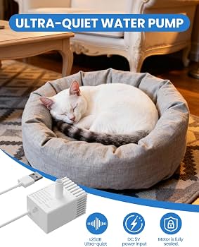 PETKIT EVERSWEET Kattendrinkfontein, Draadloze Pompen, 1,85 L, Intelligent Ledlicht, 25 dB Ultrastille, Drinkfontein voor Katten en Hond PETKIT EVERSWEET Kattendrinkfontein, Draadloze Pompen, 1,85 L, Intelligent Ledlicht, 25 dB Ultrastille, Drinkfontein voor Katten en Hond