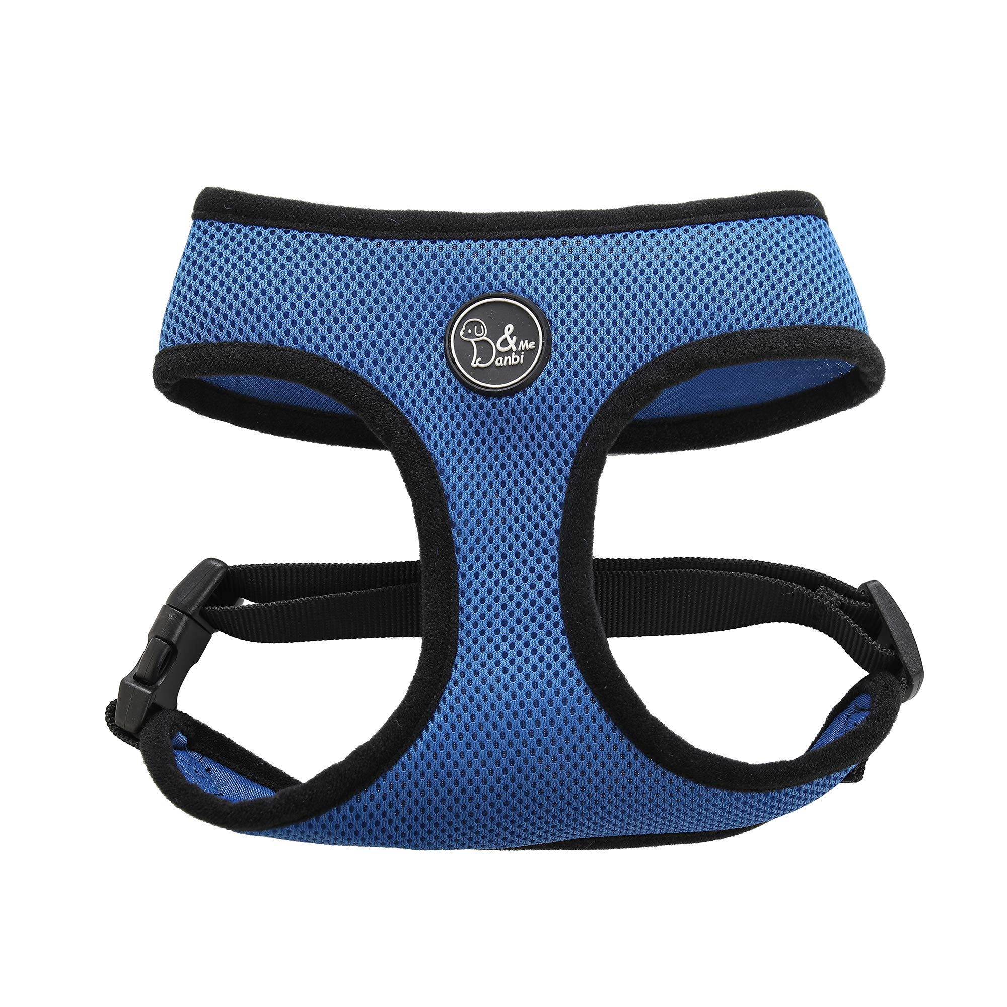 Danbi&Me Dog Harness Pet Vest - Soft Gentle No Pull and No Choke Double Padded Halter Ultra Cushioned Walking Breathable All Weather Mesh Adjustable Strap Small Medium Large Dogs Puppy