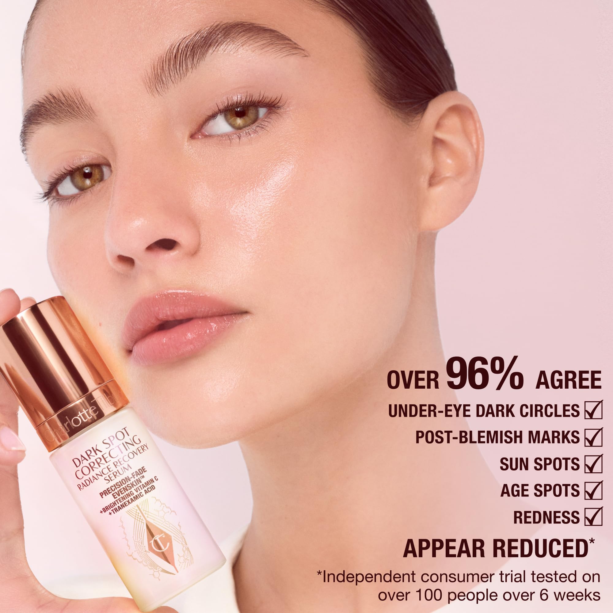 Charlotte Tilbury Radiance Recovery Dark Spot Serum - Tranexamic Acid & Vitamin C Serum for Brighter Looking Under Eyes, Redness, Uneven Skin Tone - Treatment to Reduce Appearance of Aging Skin