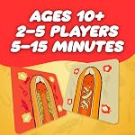 Joking Hazard Hoddog Card Game – 82 Cards for Kids & Adults, Race to Build the Longest Hoddog with Fun & Strategy, Includes Ketchup Splat Cards & Rulebook