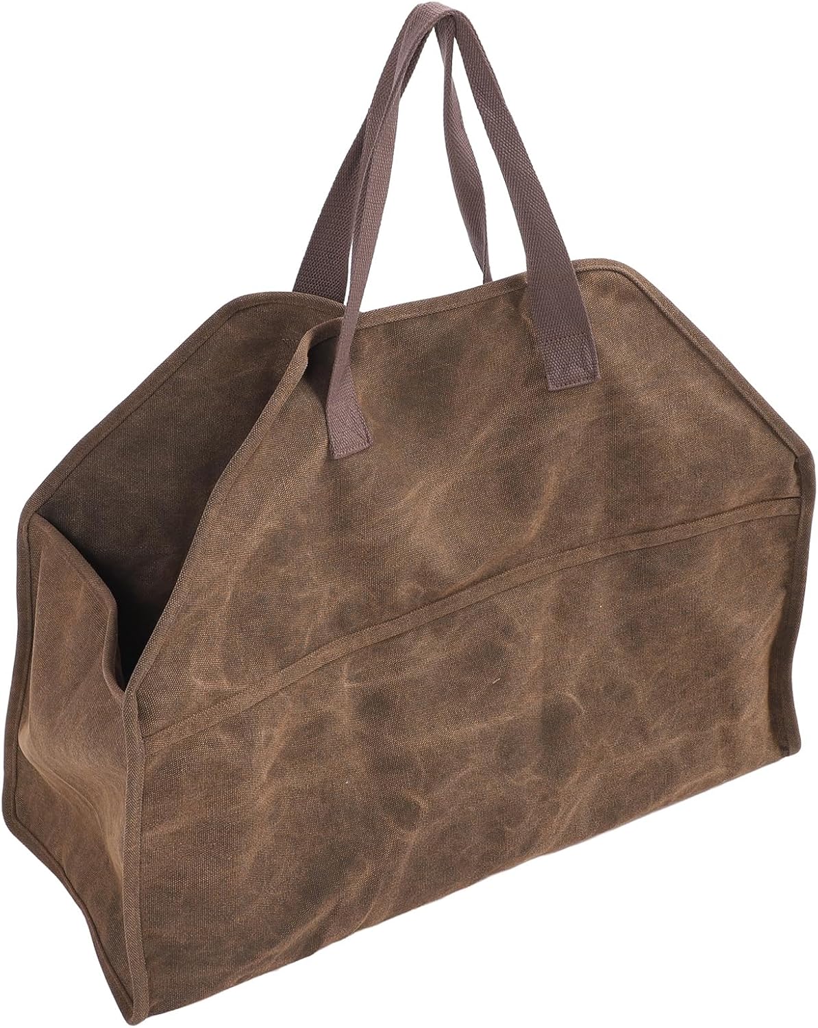 2026 New Firewood Carrier Bag, Heavy Duty Canvas Log Carrier Tote Bag with Strong Handles, Firewood Tote Holder for Fireplace & Wood Stove for Camping BBQ Barbecue