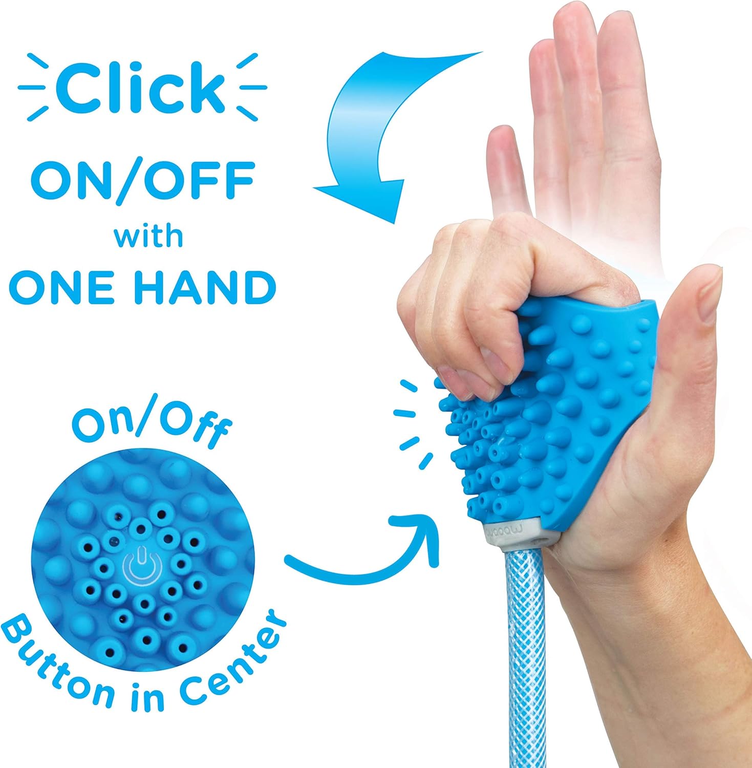 Aquapaw Dog Bathing Tool and Slow Treater Combo - Lick Mat Suctions to The Wall or Floor for Anxiety-Free Pet Grooming - Sprayer and Scrubber Works with Indoor Shower or Outdoor Garden Hose : Pet Supplies
