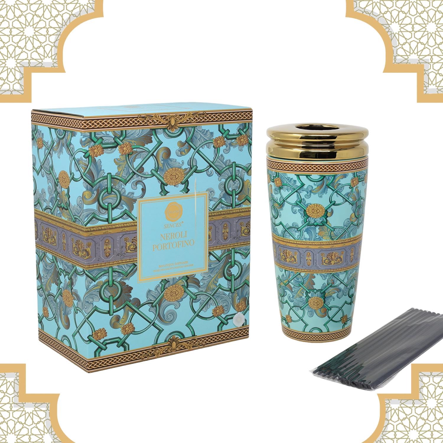 Baltus Reed Diffuser 1000ml Sences Ceramic Neroli Portofino Scents Air Freshener