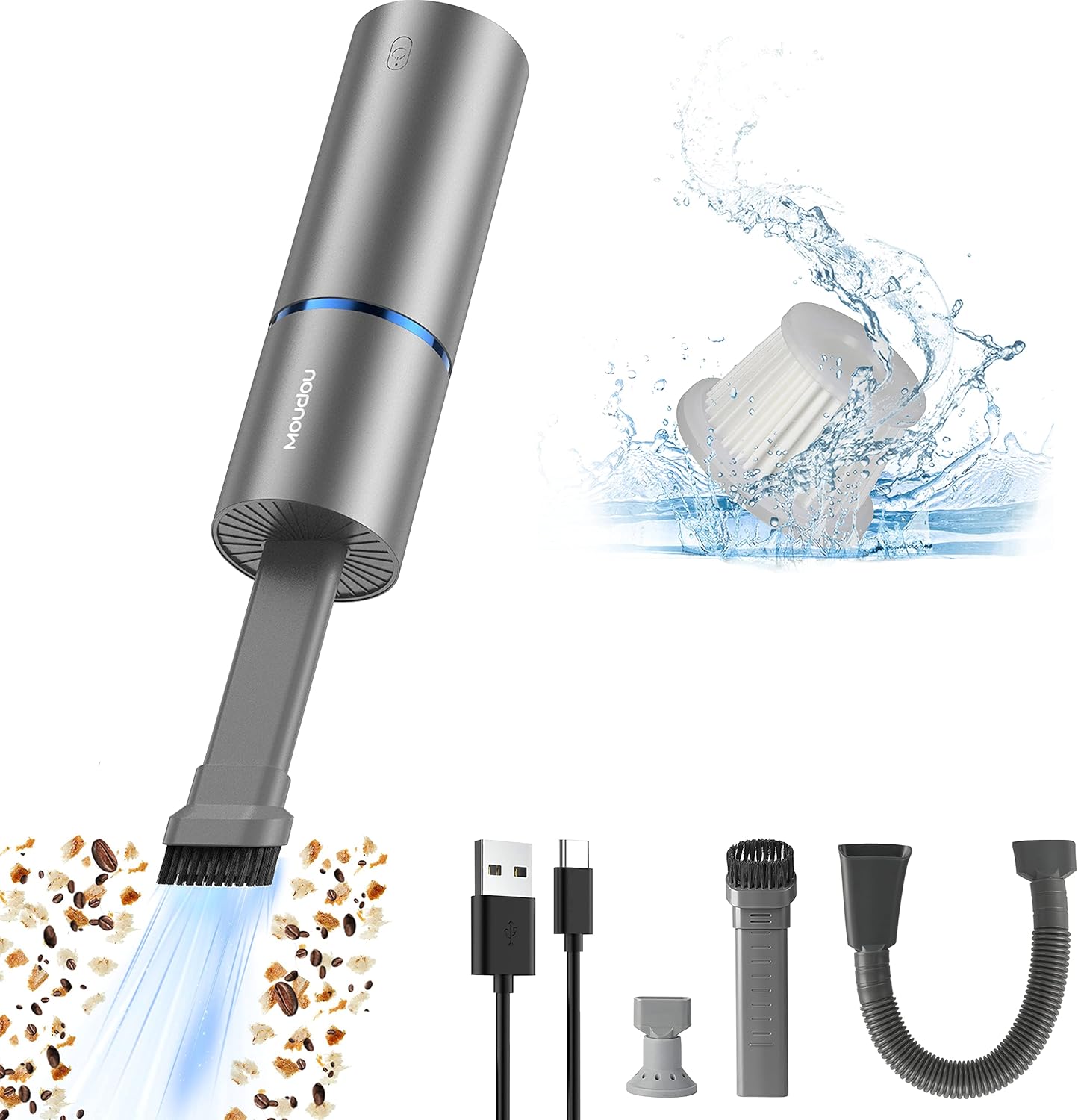 Handheld Vacuums Cordless, Car Vacuum Cleaner, Hand Held Hoovers, Mini