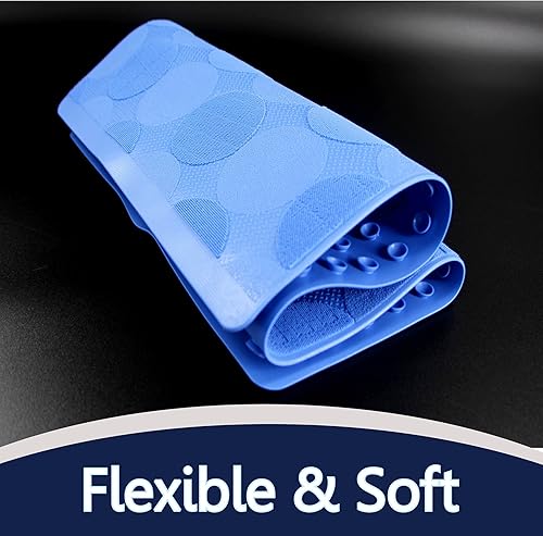 Miniatura 6 de SAFELAND - Tapete antideslizante para baño, ducha, bañera, material TPR, ecológico, sin PVC, lavable a máquina, sin olor, con potentes ventosas de