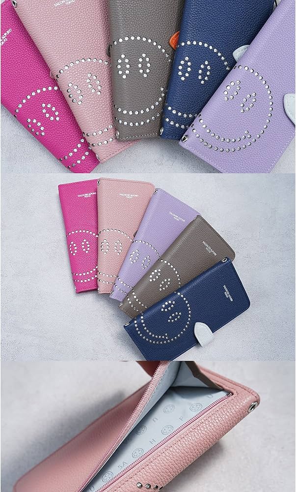 【未使用！即購入可！】サロンドアルファード 多機種対応 手帳型スマホケース ロゼ 未使用！即購入可！】サロンドアルファード 多機種対応 手帳型