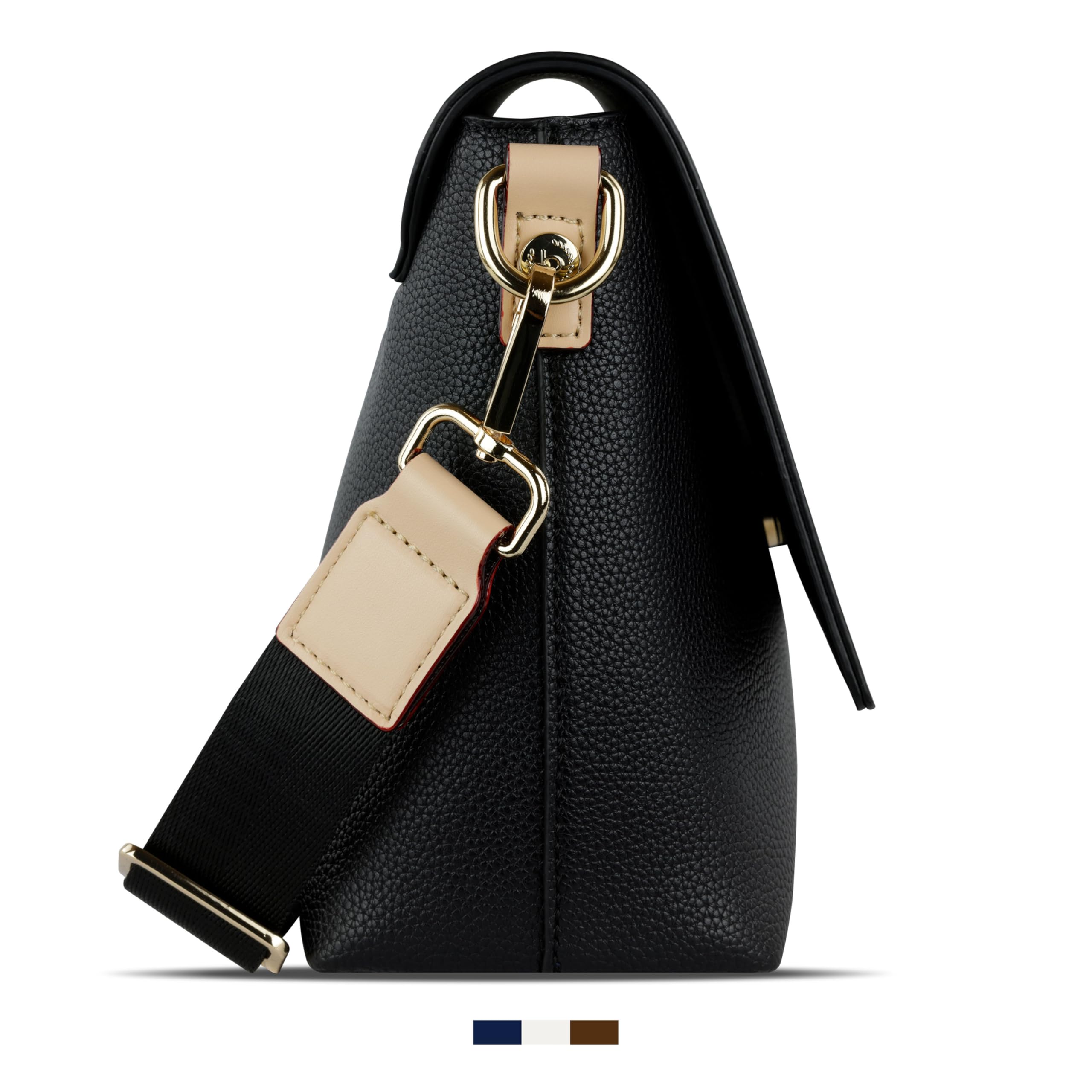 bugatti Ella Borsa a tracolla da donna, borsa a tracolla da donna in ecopelle