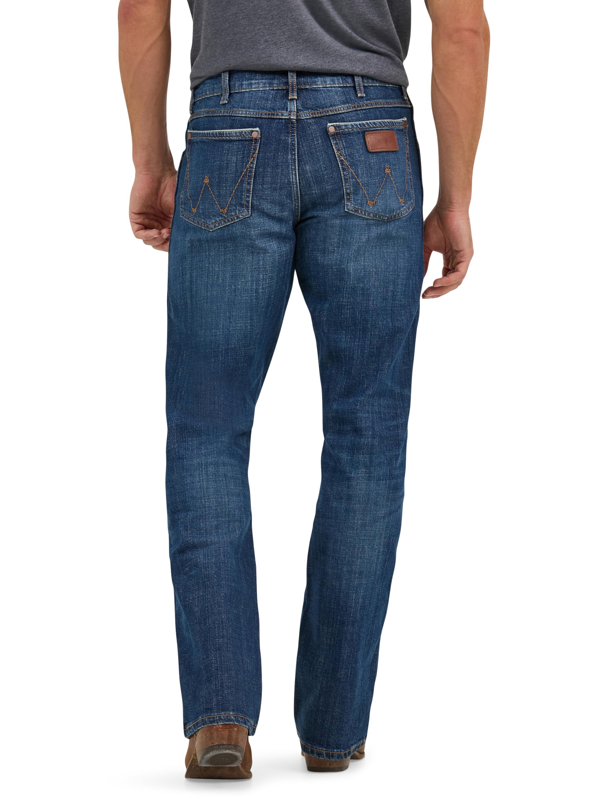Wrangler Herren Retro Relaxed Fit Boot Cut Jeans, Jackson Loch, 30W / 34L – Ansicht 2