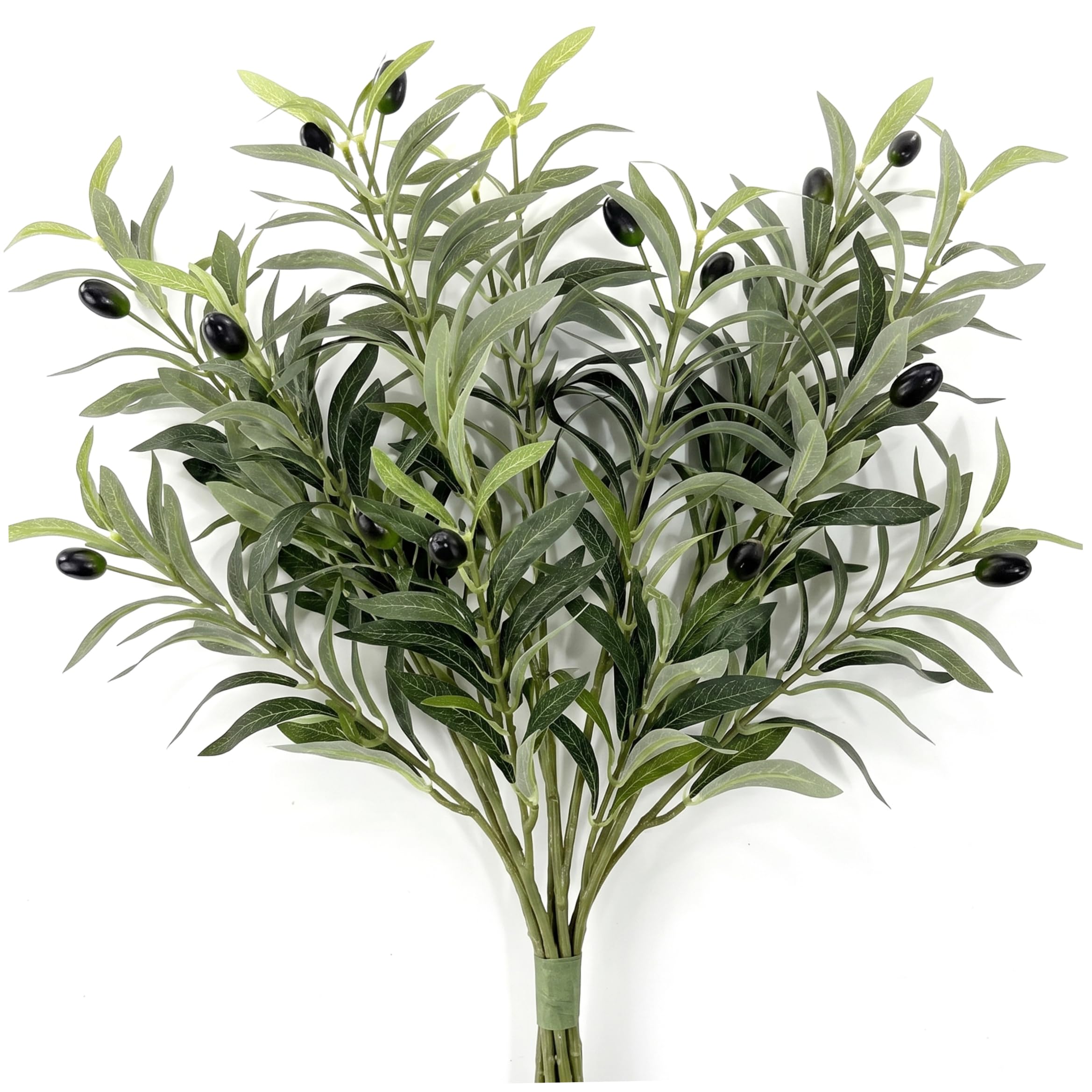 Fausses branches d'olivier d'intérieur pour vase sans entretien et verdure durable