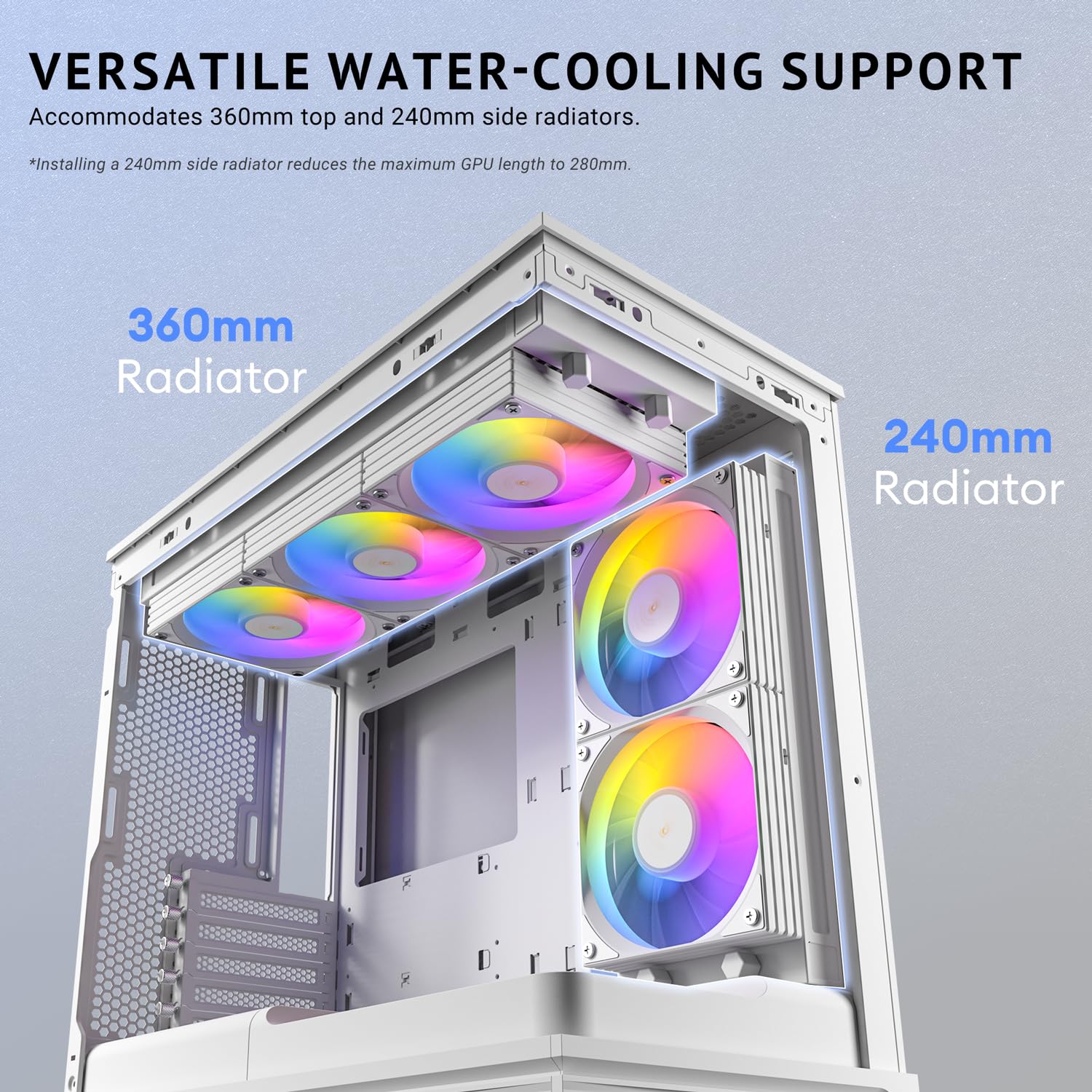 ANTEC Constellation C2M ARGB White Boîtier PC MicroATX