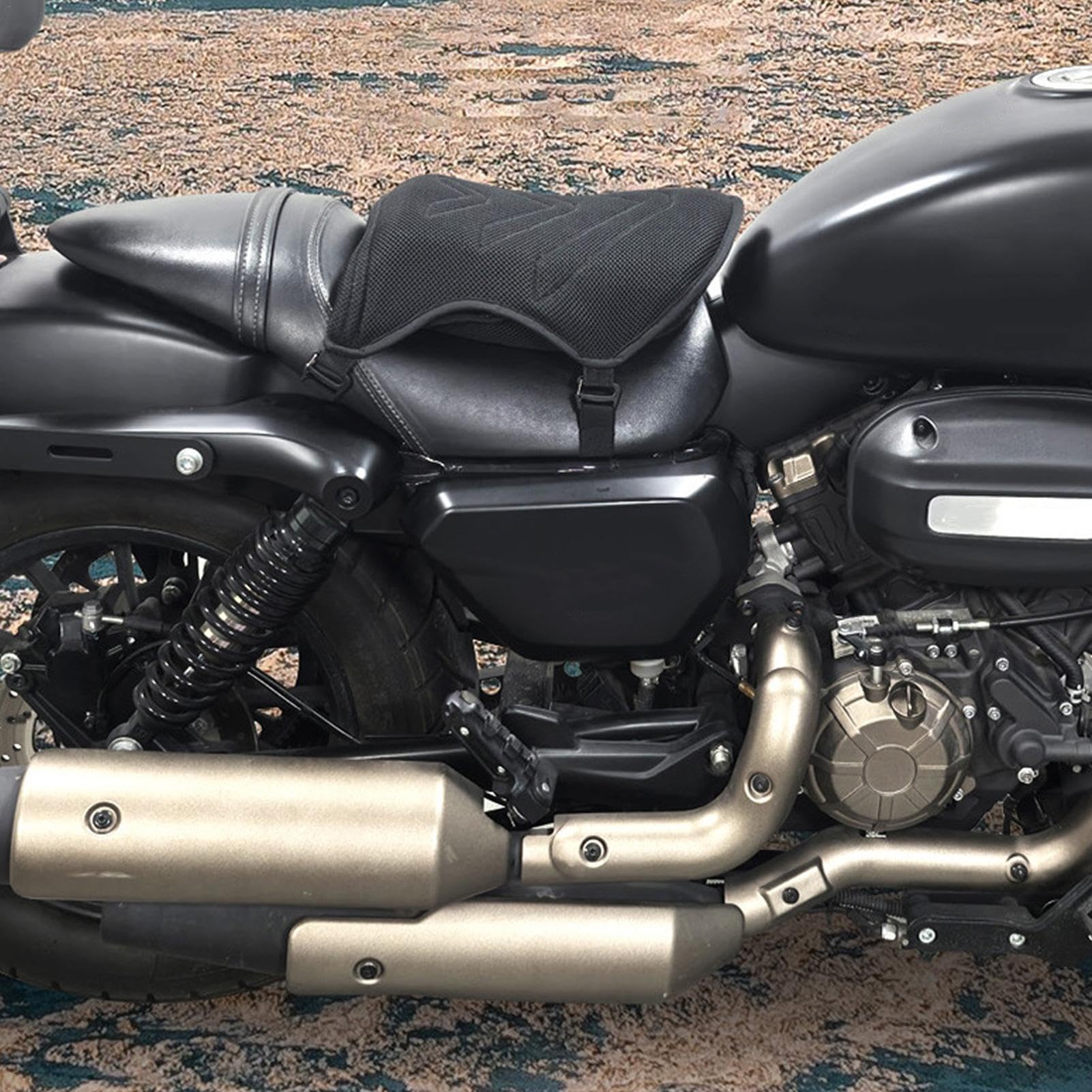 Almohadillas De Motocicleta Cubreasiento Transpirable y Amortiguante para