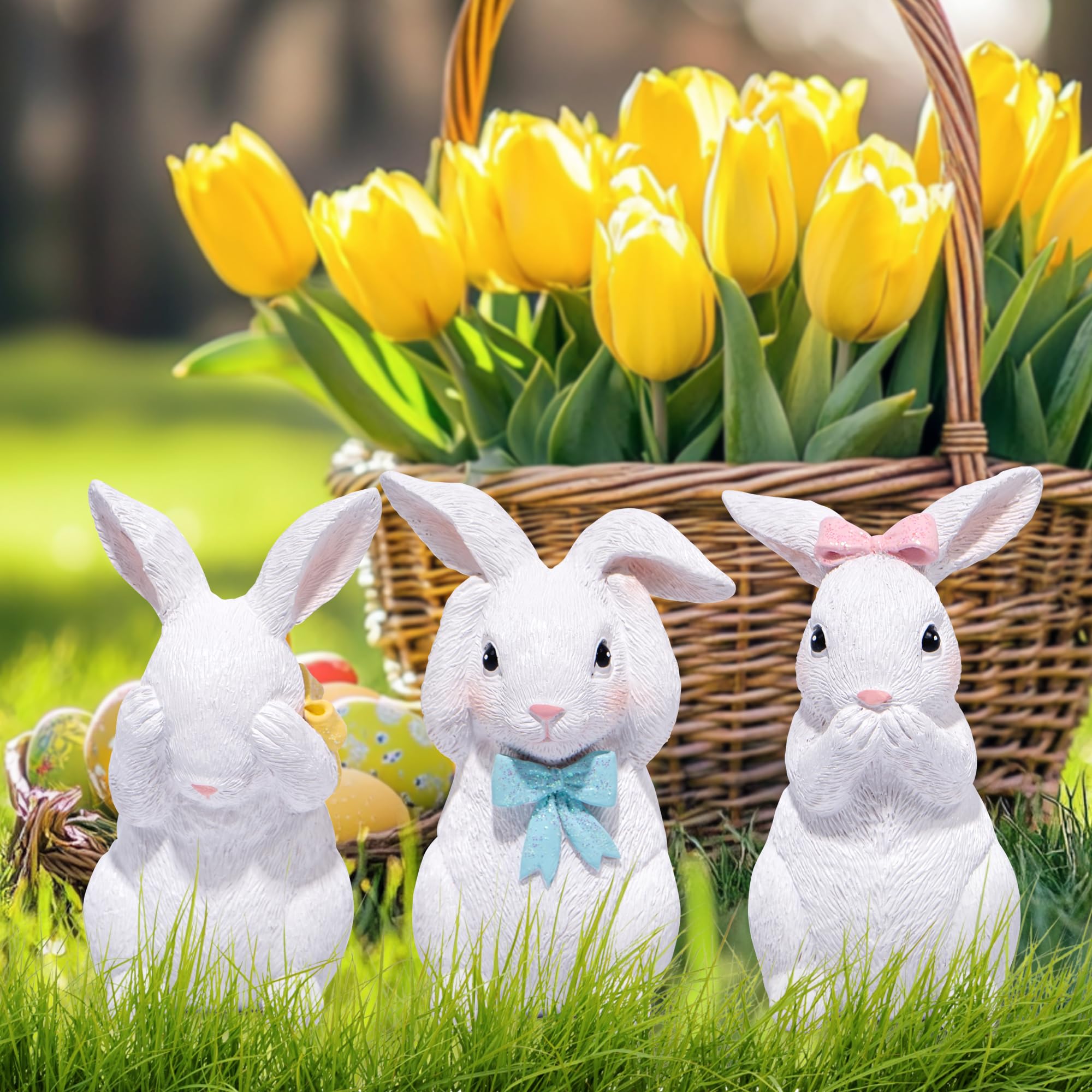 Rabbit♡　1005 Ganz Webkinz #HM078 White Bunny Rabbit Plush Stuffed Animal