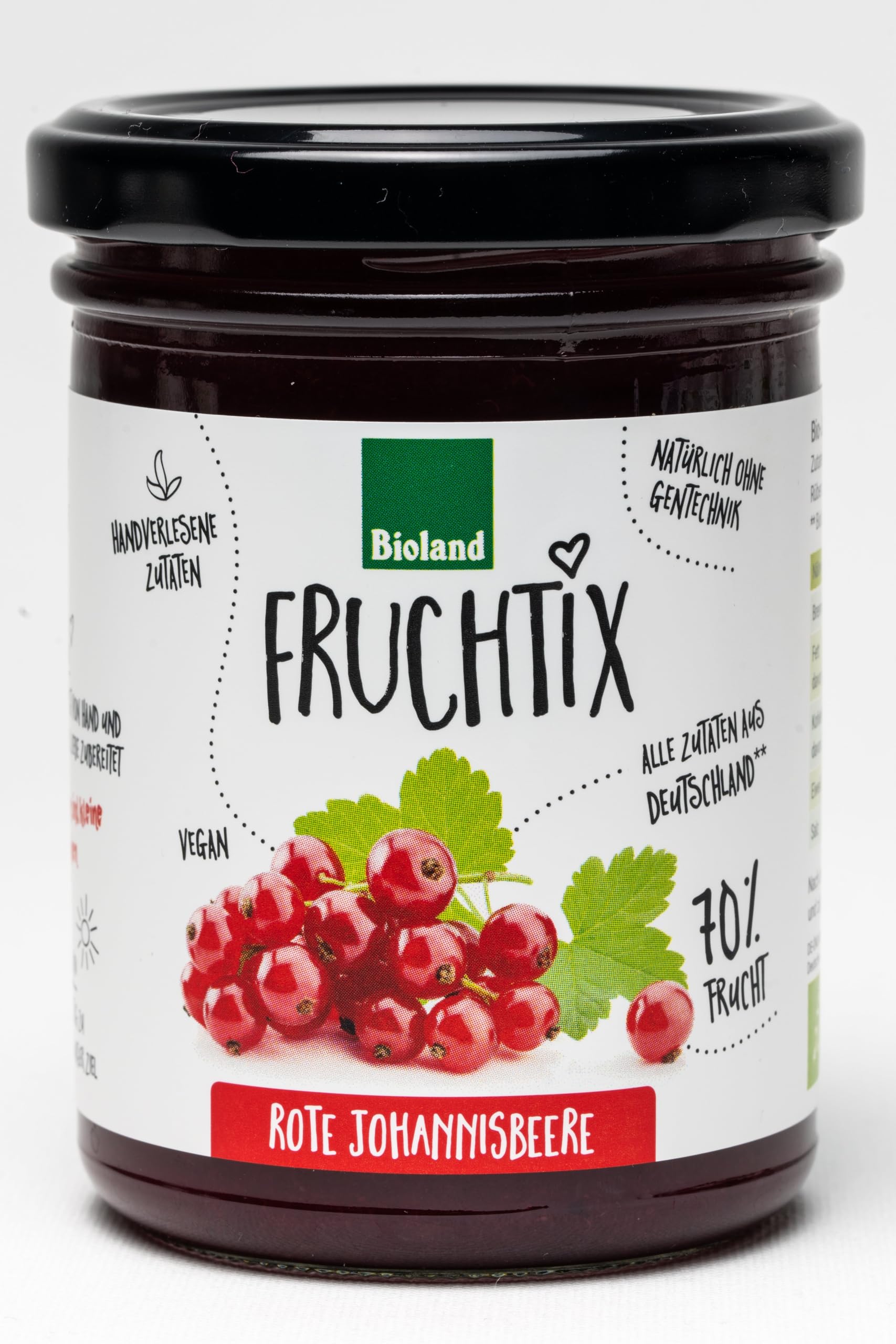 Rote Johannisbeer-Fruchtaufstrich 18 x 220 g