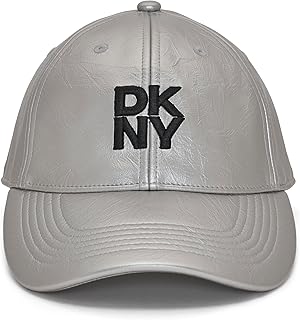 DKNY Women Metallic Baseball Cap with Logo One Size